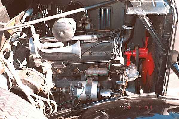 Right side of the engine bay
